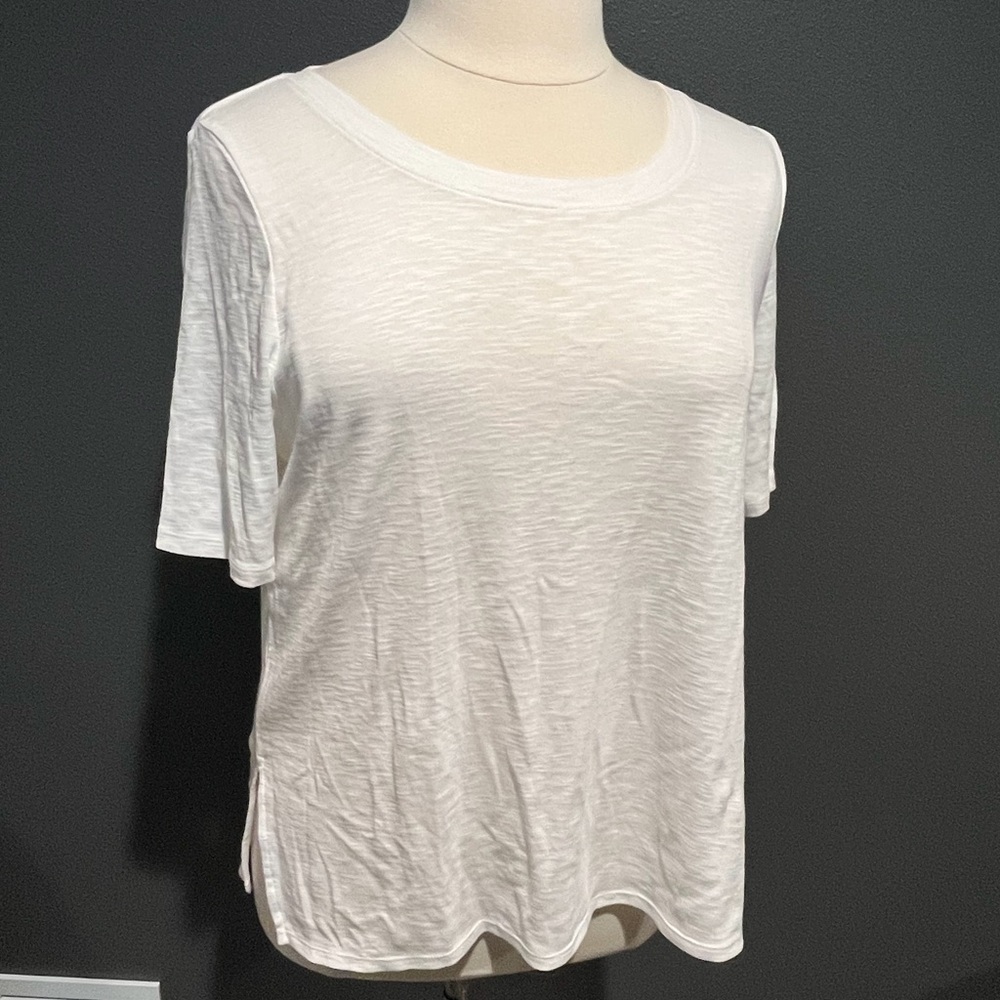 J Jill white tee, XL petite